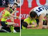 Star wipes out umpire in scary scenes
