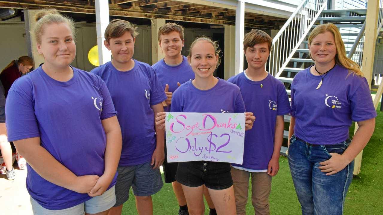 Bella Hockenhull, Will Miller, Will Finck, Sarah berlin, Aedan Waterson and Abby Campbell. Picture: Emily Bradfield