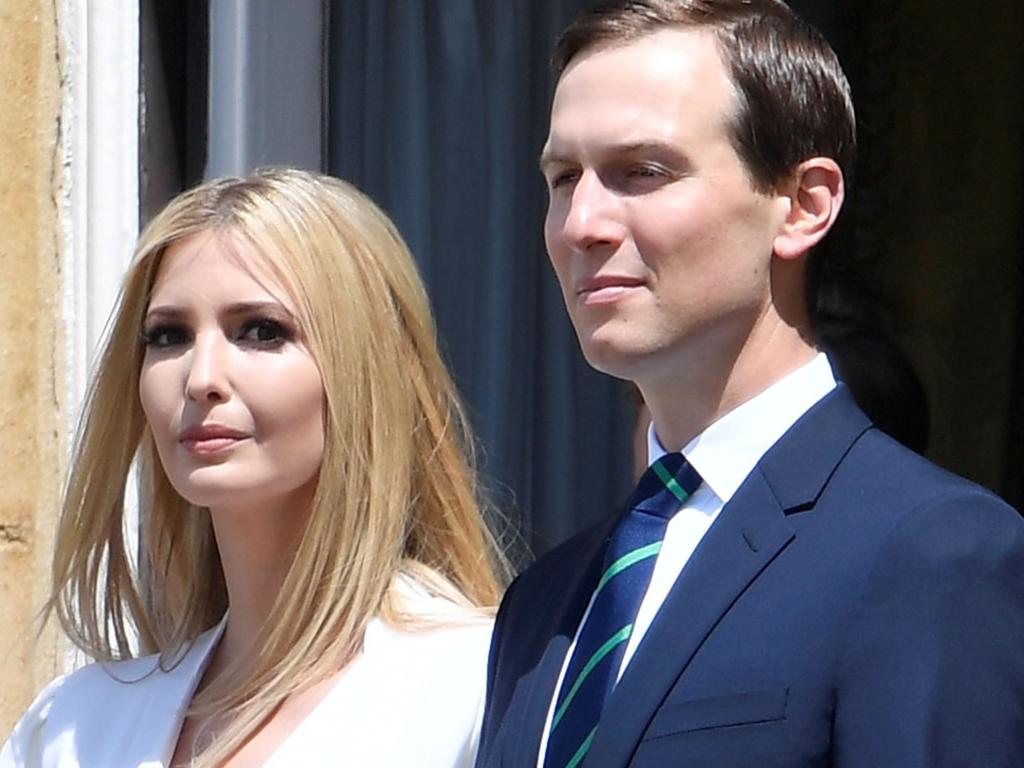 Ivanka Trump and her husband Jared Kushner have reportedly barred their Secret Service detail from using any of the bathrooms in their home. Picture: Toby Melville/AFP