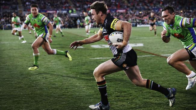 Maloney said after the game he played with a broken thumb. (Photo by Ryan Pierse/Getty Images)