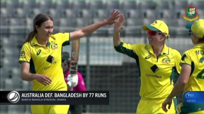 Australia complete whitewash against Tigers