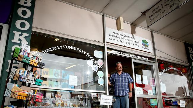 Manager of Annerley Community Bookshop Paul Hodges. Photo: Richard Walker/RDW Photography