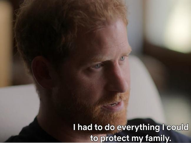 Screen grab from Harry and Meghan docuseries trailer, released by Netflix. Picture: Netflix