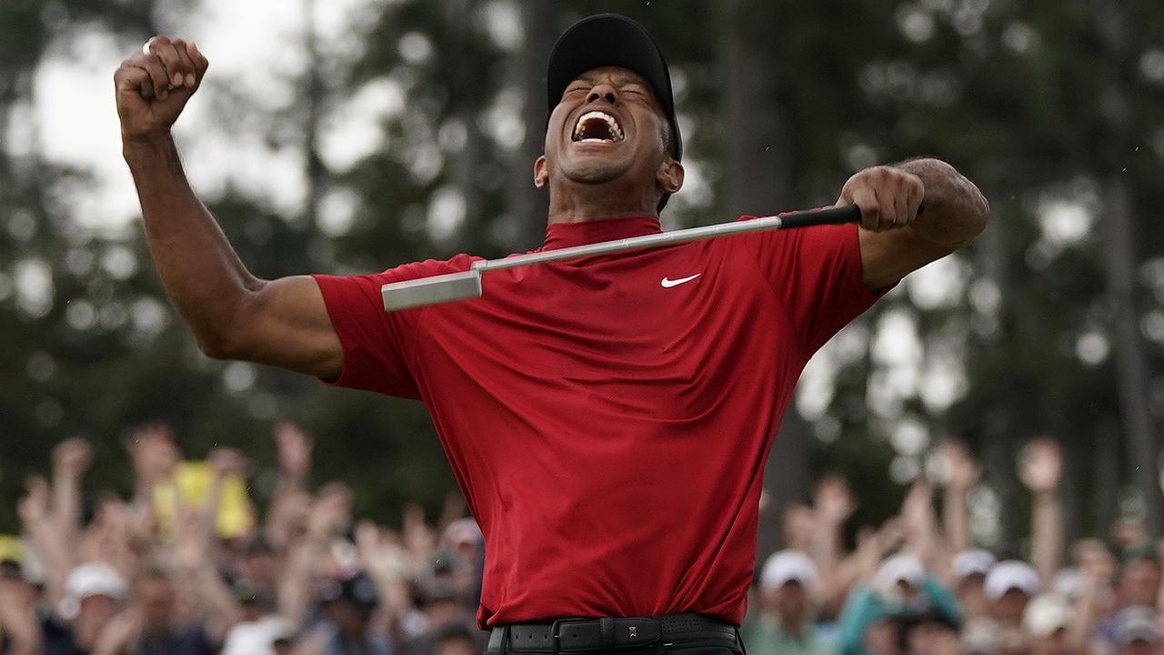 The Associated Press voted Tiger Woods’ 2019 Masters win as the best sports story of the year. (AP Photo/David J. Phillip, File)