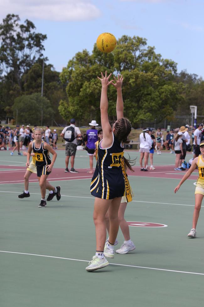 The Netball Qld Primary Schools Cup grand finals are being held at the Hinterland District Netball Association at Mudgeeraba. Picture: Mike Batterham.