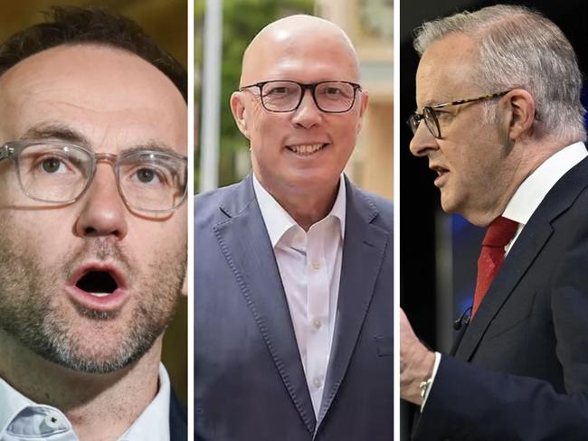 Mr Bandt also criticised both major parties’ approach to their campaigns, labelling it a ‘battle of the bandaids’ for the current ills plaguing Aussies rather than promoting an inspiring vision for the future.