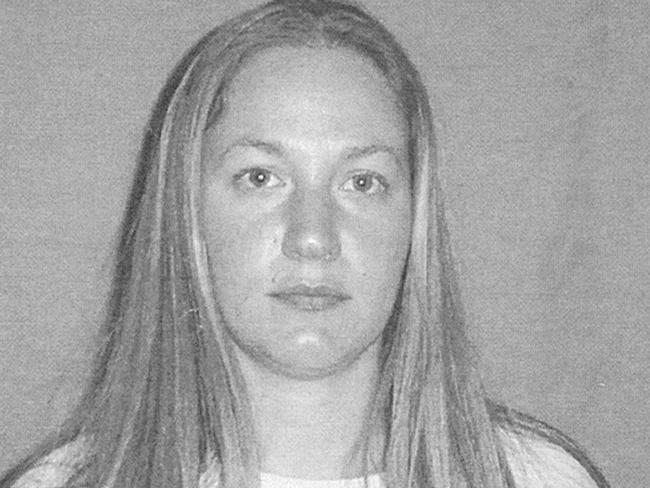 The photo of the new-look Caroline Reed Robertson, taken recently in jail.