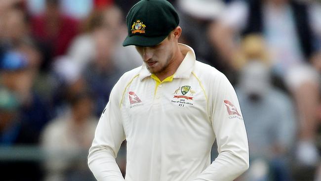 Cameron Bancroft is at the centre of a ball tampering scandal.