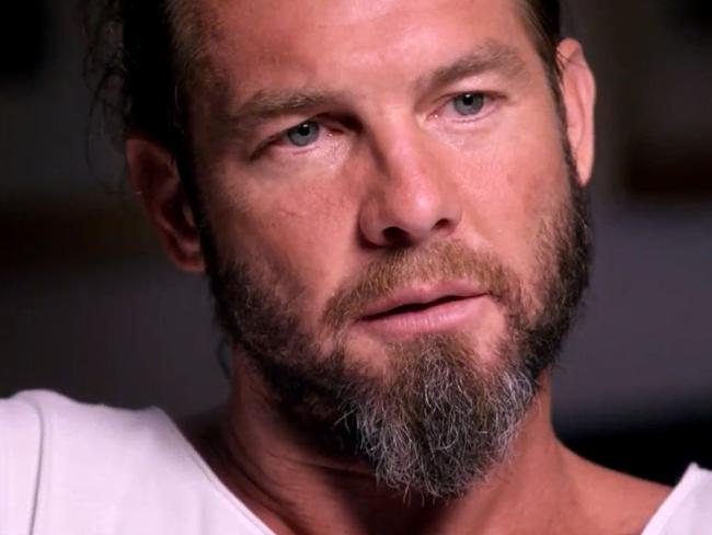 Ben Cousins in the Channel 7 documentary Ben Cousins: Coming CleanPicture: Channel 7