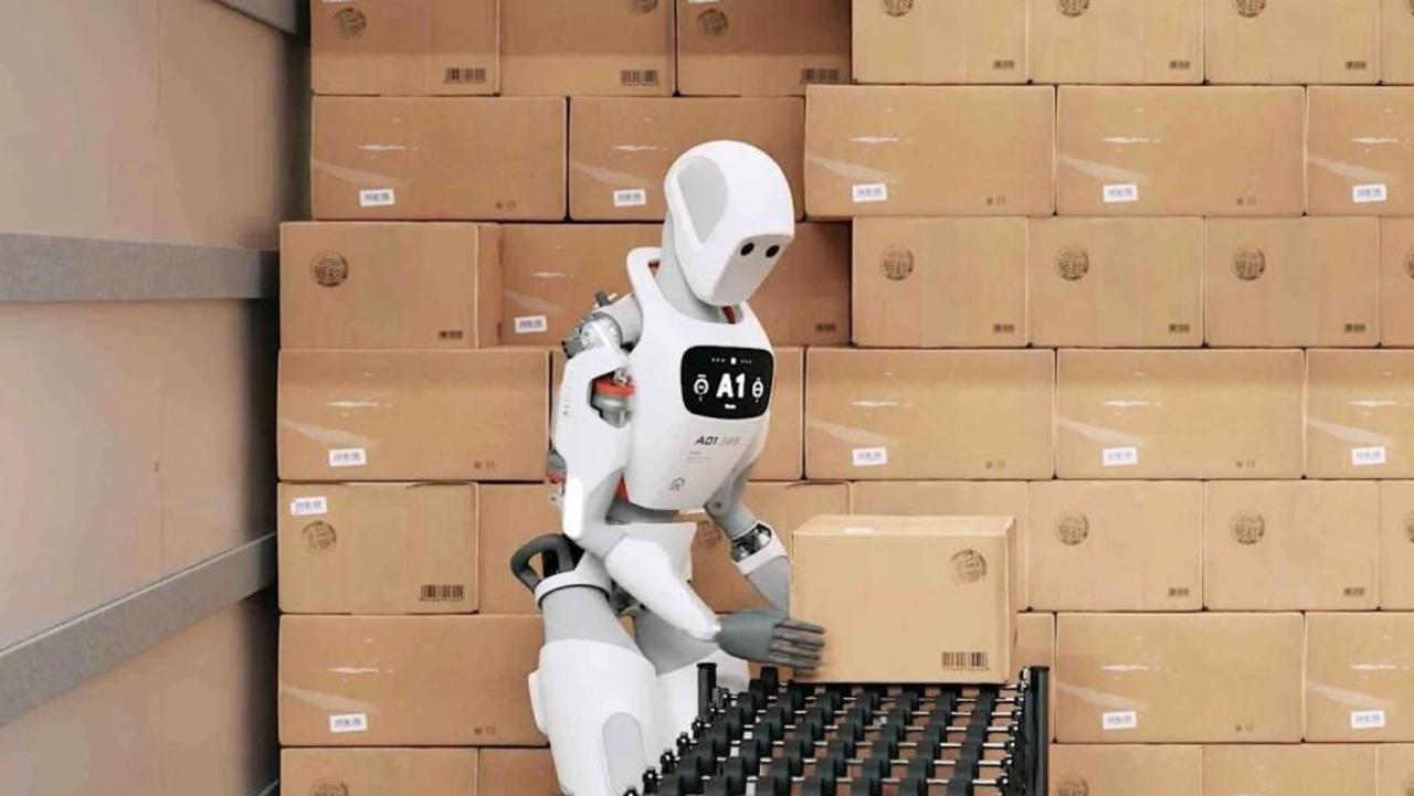 Apollo’s job is to move boxes around the factory. Picture: Apptronik