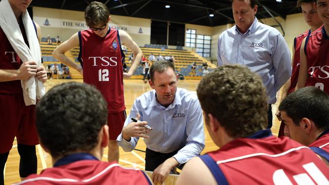 TSS basketball coach Anthony Petrie. Photo: Richard Gosling.