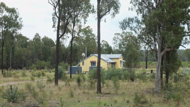 The home on Wains Rd in Wieambilla is now the scene of one of the most horrific police attacks in Australian history.