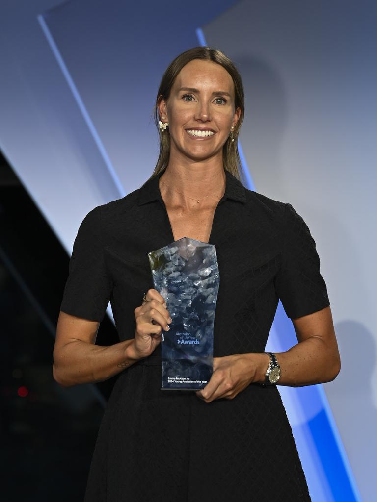 2024 Young Australian of the Year - Emma McKeon AM. Picture: NCA NewsWire / Martin Ollman.