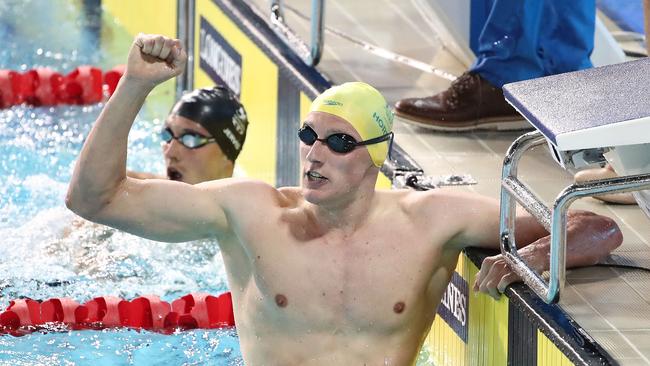 Mack Horton won Australia’s first gold medal of the Gold Coast Commonwealth Games. Picture: Scott Barbour/Getty Images