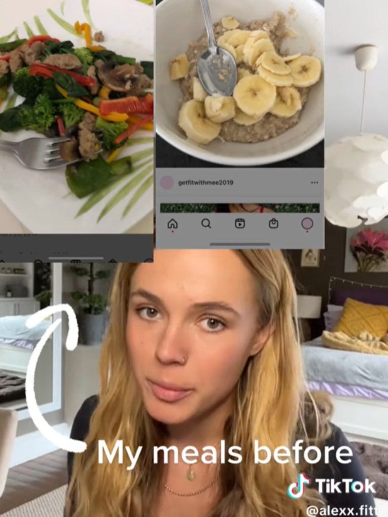 She also said the results came after she started putting ‘love’ into her food. Picture: TikTok