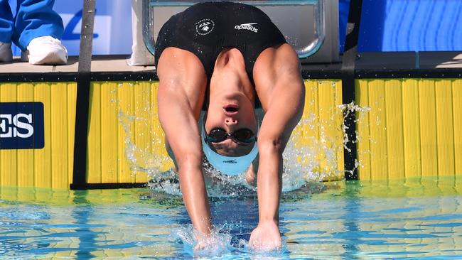 All eyes will be on Kylie Masse in the pool. Picture: AAP Images