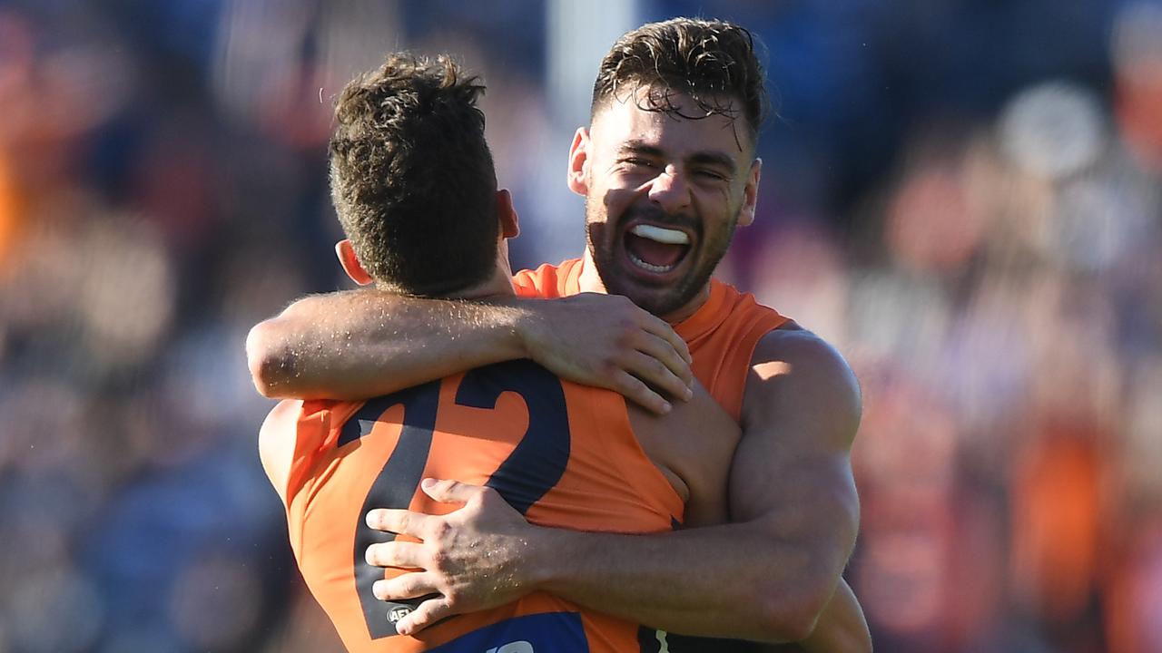 Stephen Coniglio is a Giant for life. Photo: AAP Image/Julian Smith