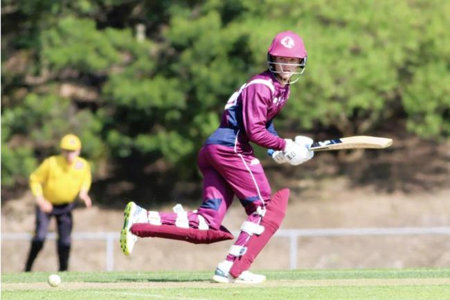 St Patrick's College student Steve Hogan representing the Queensland under 17s.