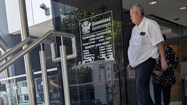 Geoffrey Alan Graham, 52, outside Toowoomba Magistrates Court on Tuesday October 15, 2024. Picture: The Chronicle