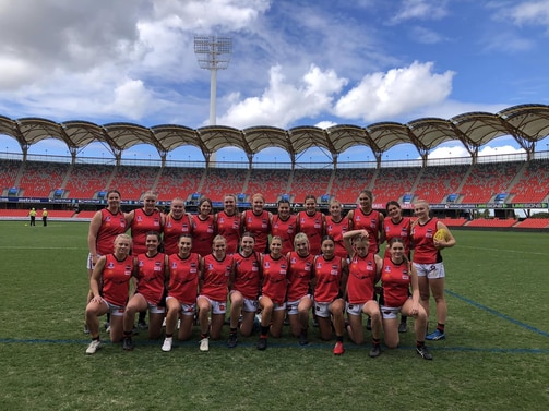 Some members of the Burleigh under 17 girls.