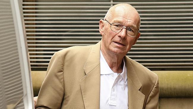 Roger Rogerson at the NSW Supreme Court where he is accused of murder. Picture: Justin Lloyd