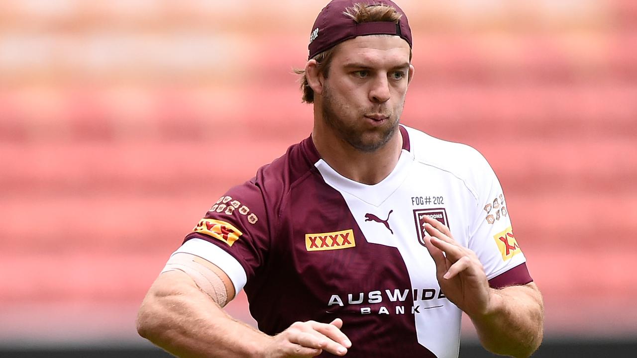 Christian Welch during a Queensland Maroons State of Origin captain's run at Suncorp Stadium on June 26, 2021 in Brisbane, Australia. (Photo by Matt Roberts/Getty Images)