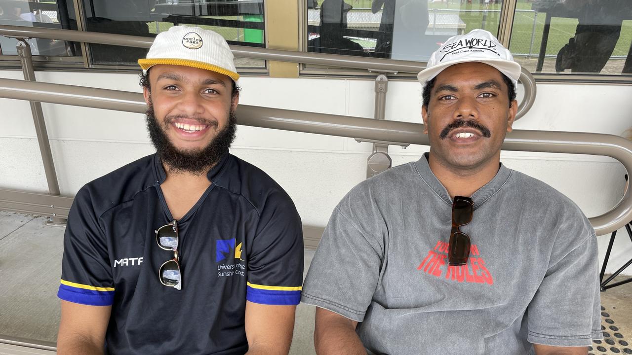 Nate Douglas-Denduck and Joel Denduck at the 2024 Sunshine Coast Bunyas Rugby League Carnival. Picture: Iwan Jones