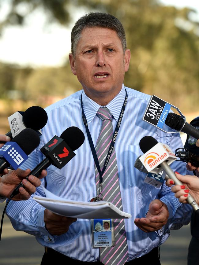 Detective superintendent Peter De Santo. Picture: Nicole Garmston