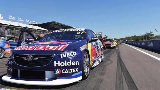 Drivers on the grid during the 2018 CrownBet Darwin Triple Crown at Hidden Valley Raceway.