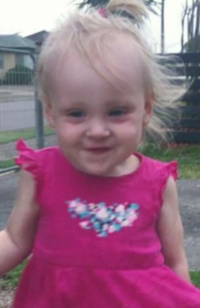 Hayley Rose, 22 months, allegedly suffered traumatic injuries to her head and chest before dying in June.