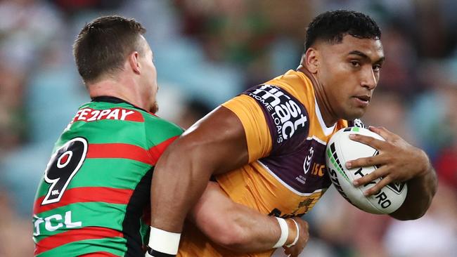 Tevita Pangai had another quiet night for the Broncos. Picture: AAP