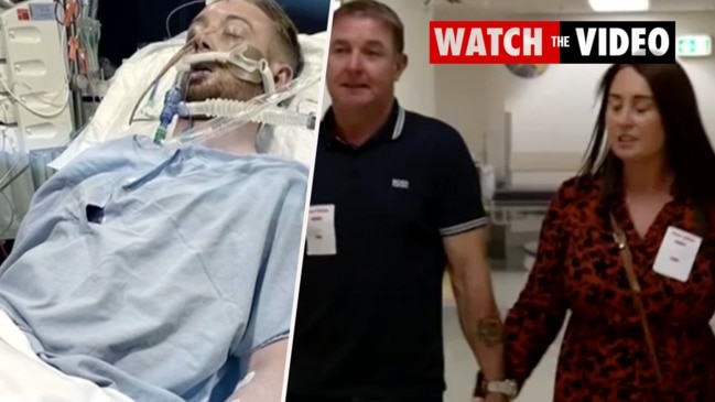 Danny Hodgson' parents praying for a miracle after one-punch attack (Sunrise)