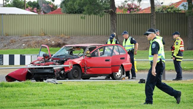 Car crashes into guardrail outside Titanium Security Arena at Findon ...