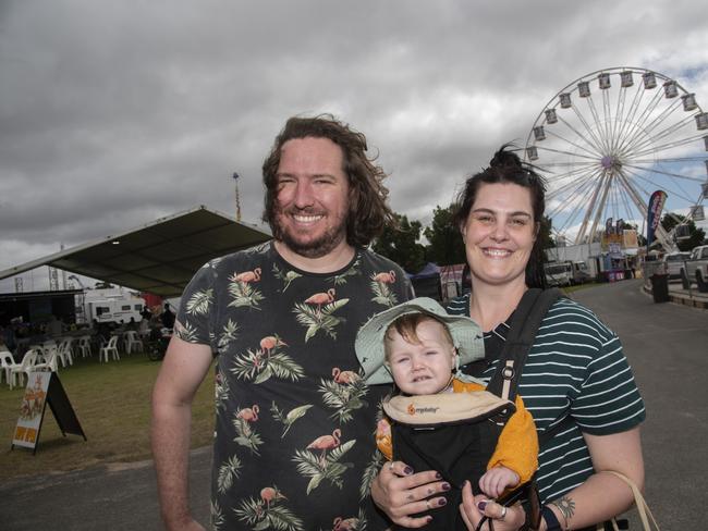 Ryan Johnston, Matilda Johnston, Cat Morrall Mildura Show 2024. Picture: Noel Fisher