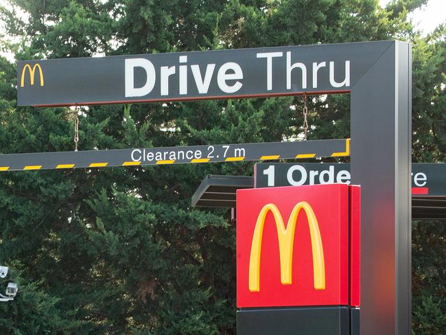 MELBOURNE, AUSTRALIA- NewsWire Photos APRIL 04 2021:  Generic McDonalds images: A McDonaldÃs customer in Victoria has slammed the fast food outlet, saying he was injured when making an order in the drive-through for one reason. Sarah.Picture: NCA NewsWire / Sarah Matray