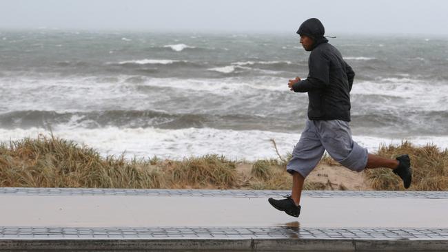 Low-lying coastal land in Adelaide’s northwestern suburbs could be underwater by 2050 because of a climate change spike. Picture: STEPHEN LAFFER