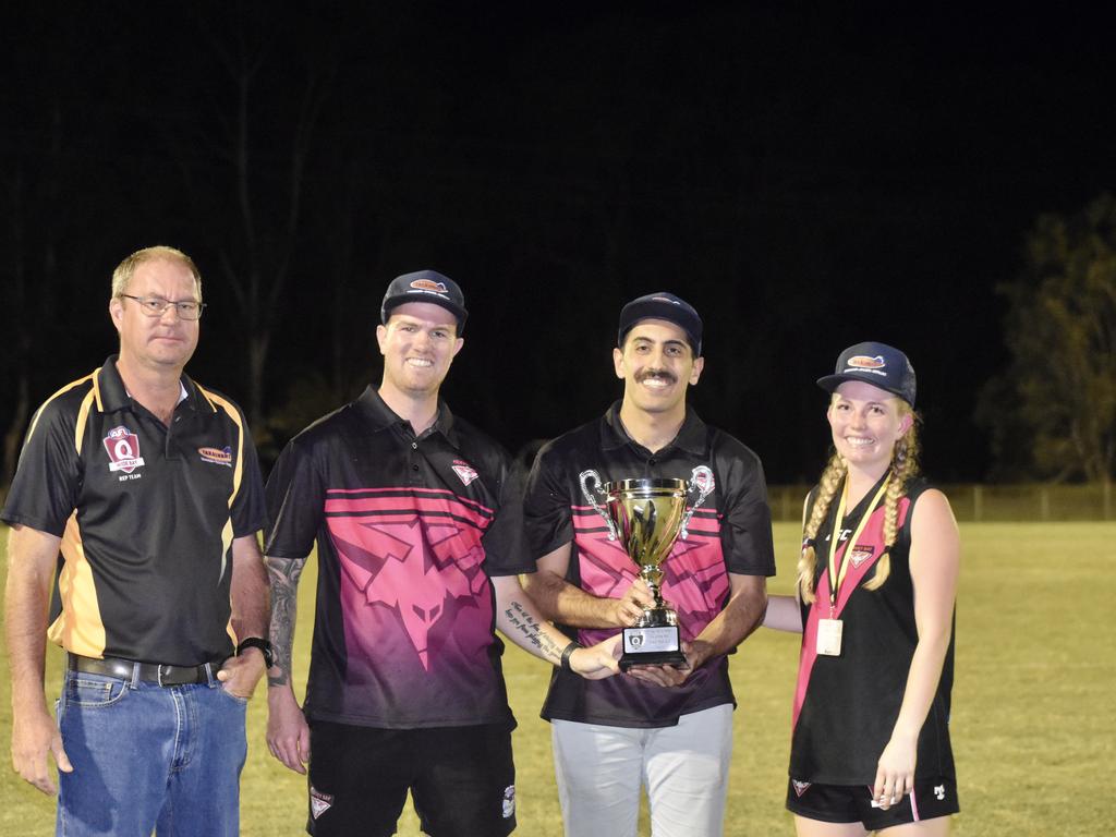 Hervey Bay Bombers have won the Wide Bay Women’s Grand Final against the Bundy Eagles. Picture: Isabella Magee