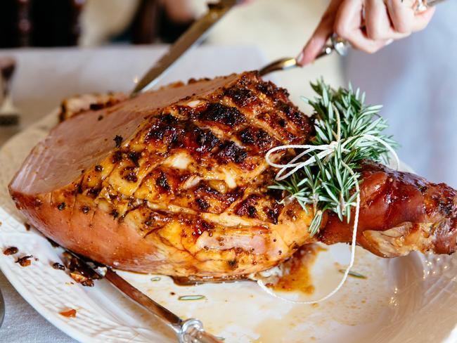 Christmas Ham from Cook and author Simmone Logue Picture: Caroline McCredie