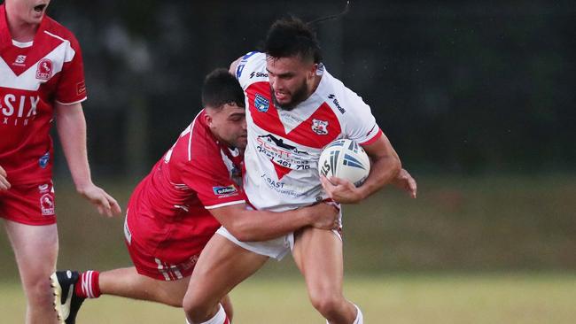 Kyle McLean Rugby League Central Coast First Grade round one. Kincumber Colts vs Woy Woy Roosters at Mackillop Oval, 13 April 2024.pic Sue Graham