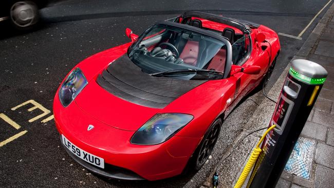 Tesla Roadster. 2010 picture.