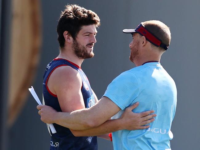 Angus Brayshaw has been forced to call time on his career. Picture: Michael Klein