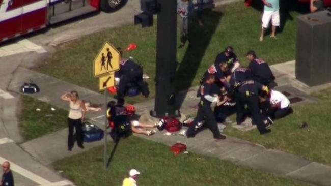 Dozens have been injured in the latest shooting to rock the US. Picture: Fox 13