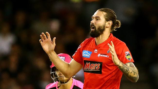 Kane Richardson loves bowling at Marvel Stadium.