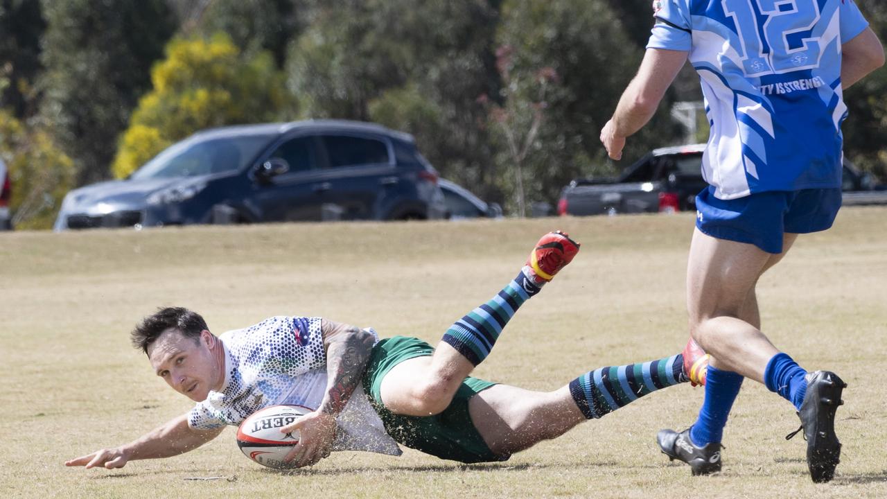 Brett Forte Super 10s Memorial Rugby Challenge. QPS vs The Army. Saturday, August 14, 2021. Picture: Nev Madsen.