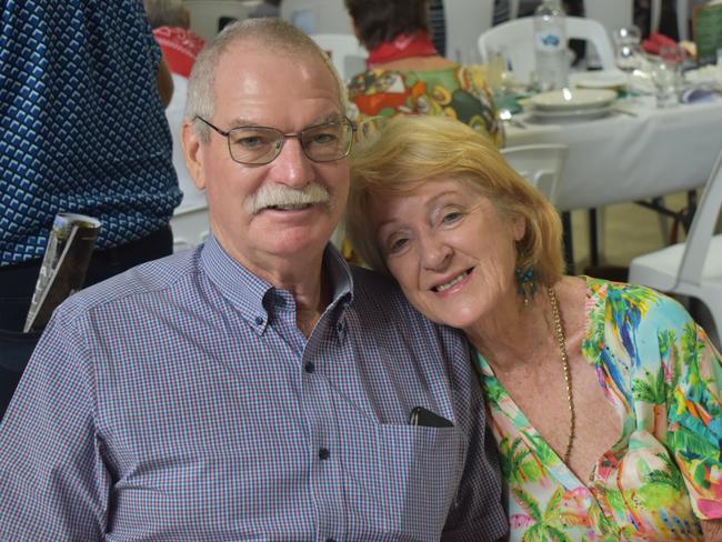 Avril and Craig from the Sunshine Coast at the Italian long lunch, February 25, 2024.