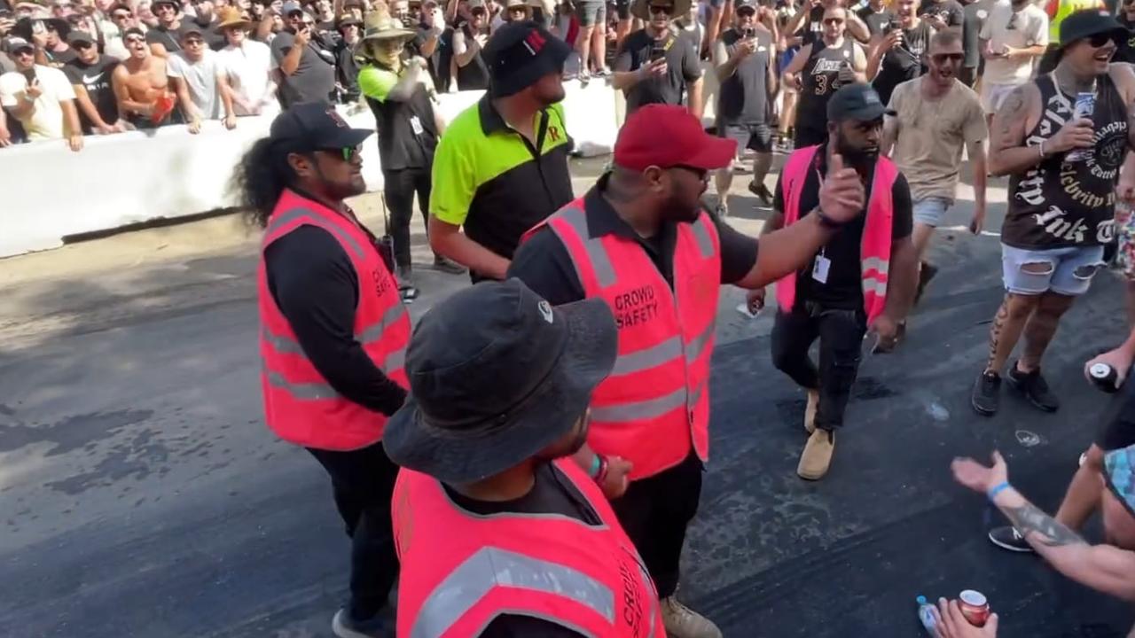 Summernats Wild brawl erupts between security and revellers at major