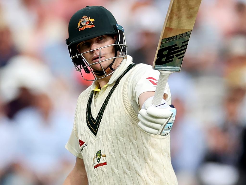 Steve Smith will be chasing a century on day two. Picture: Ryan Pierse/Getty Images