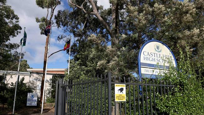 Asbestos has been found at Castle Hill High School. Picture by Damian Shaw