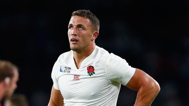 Sam Burgess’ defence was exposed in the Rugby World Cup Pool A match between England and Wales at Twickenham Stadium.