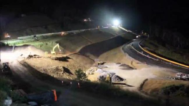 Range roadworks time lapse